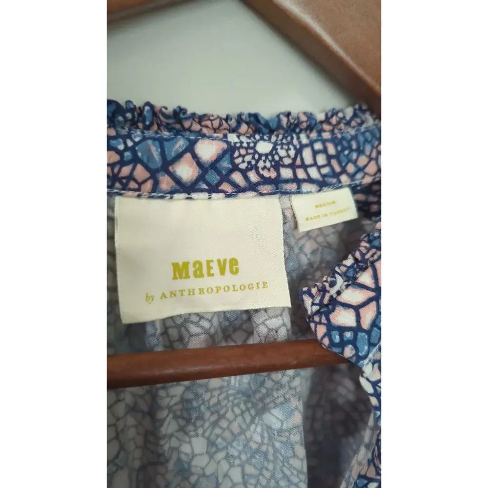 Maeve Anthropologie Collette Floral Blouse - Picture 4 of 8